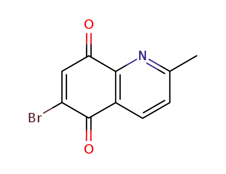 5,8-Quinolinedione, 6-bromo-2-methyl-
