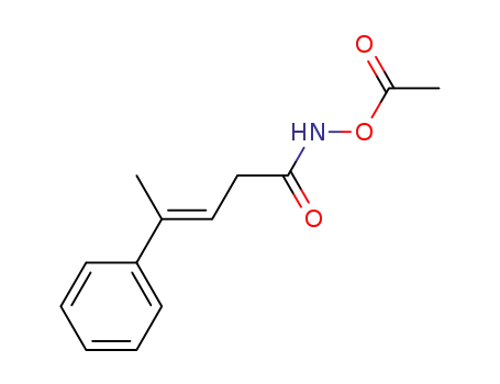 (3E)-N-(acetoxy)-4-phenylpent-3-enamide