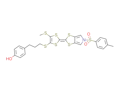 C<sub>25</sub>H<sub>23</sub>NO<sub>3</sub>S<sub>7</sub>