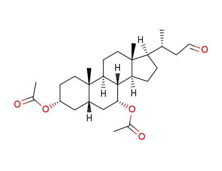 23-oxo-24-nor-5β-cholane-3α,7α-diyl diacetate