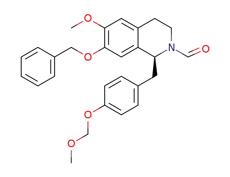 (S)-1-(4-methoxymethoxybenzyl)-2-formyl-6-methoxy-7-benzyloxy-1,2,3,4-tetrahydroisoquinoline