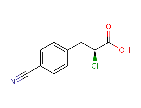 (S)-2-chloro-3-(4-cyanophenyl)propanoic acid