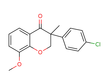 3-(4-chlorophenyl)-8-methoxy-3-methylchroman-4-one