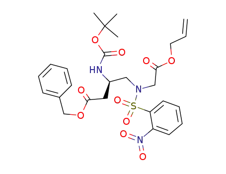 Boc-Asp(β-OBzl)ψ[CH2N(o-NBS)]Gly(OAll)