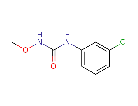 Molecular Structure of 52420-56-1 (Urea, N-(3-chlorophenyl)-N'-methoxy-)