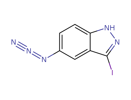 1H-Indazole, 5-azido-3-iodo-