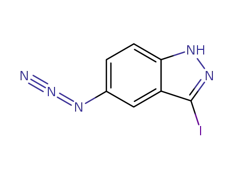 1H-Indazole, 5-azido-3-iodo-