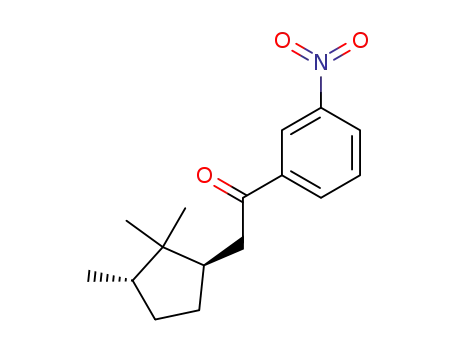 Ethanone, 1-(3-nitrophenyl)-2-[(1R,3S)-2,2,3-trimethylcyclopentyl]-