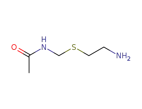 Molecular Structure of 95501-85-2 (Acetamide, N-[[(2-aminoethyl)thio]methyl]-)