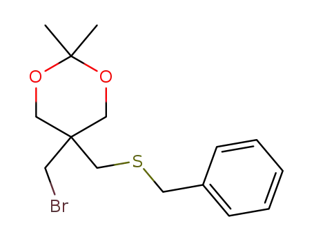 5-((benzylthio)methyl)-5-bromomethyl-2,2-dimethyl-1,3-dioxane