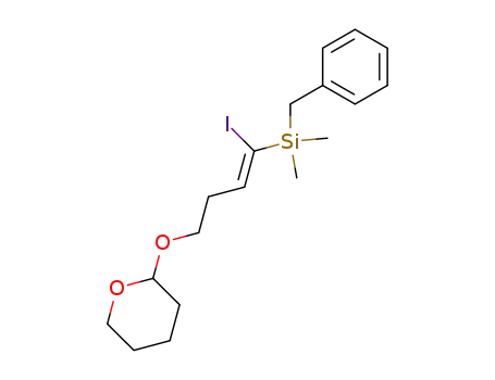 (Z)-4-benzyldimethylsilyl-4-iodo-1-(2-tetrahydropyranyloxy)-3-butene