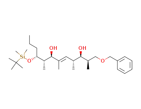 (E)-(2R,3R,4R,7R,8S,9R)-1-(benzyloxy)-9-(tert-butyldimethylsilanyloxy)-2,4,6,8-tetramethyldodec-5-ene-3,7-diol