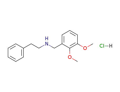 Molecular Structure of 101582-36-9 ((2,3-DIMETHOXY-BENZYL)-PHENETHYL-AMINE)