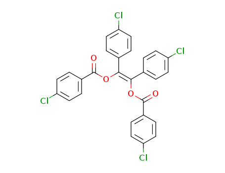 Benzoic acid, 4-chloro-, 1,2-bis(4-chlorophenyl)-1,2-ethenediyl ester,  (Z)-