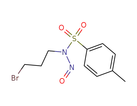 Molecular Structure of 672328-03-9 (Benzenesulfonamide, N-(3-bromopropyl)-4-methyl-N-nitroso-)