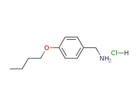 Benzenemethanamine,4-butoxy-, hydrochloride (1:1)