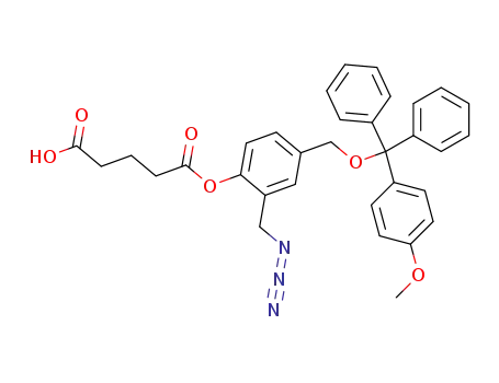 pentanedioic acid mono-{2-azidomethyl-4-[(4-methoxy-phenyl)-diphenyl-methoxymethyl]-phenyl} ester