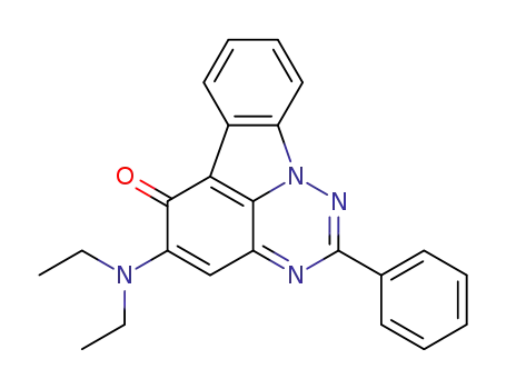 5-(diethylamino)-2-phenyl-6H-[1,2,4]triazino[5,6,1-jk]carbazol-6-one