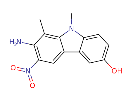 9H-Carbazol-3-ol, 7-amino-8,9-dimethyl-6-nitro-