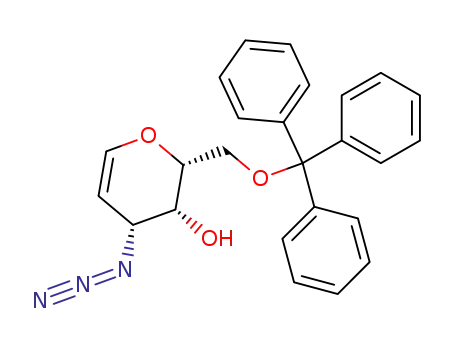 6-O-trityl-3-deoxy-3-azido-D-galactal