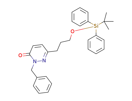 2-benzyl-6-[3-(tert-butyldiphenylsilyloxy)propyl]pyridazin-3(2H)-one