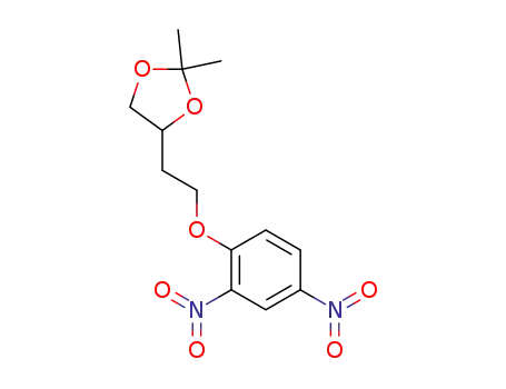 Molecular Structure of 40742-25-4 ((+/-)-1,2-O-isopropylydene-4-(2,4-dinitrophenyloxy)-1,2-butanediol)