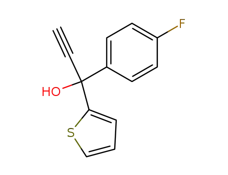 1-(p-fluorophenyl)-1-(thiophene-2-yl)-prop-2-yn-1-ol