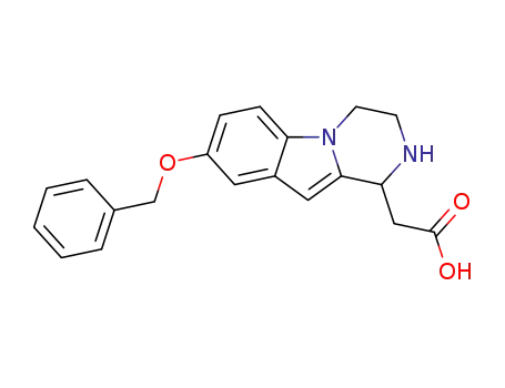 2-(8-(benzyloxy)-1,2,3,4-tetrahydropyrazino[1,2-a]indol-1-yl)acetic acid