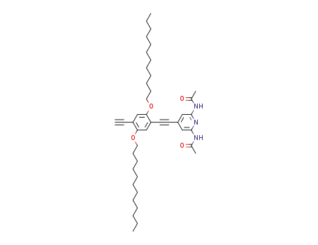 1,4-bis(dodecyloxy)-2-ethynyl-5-[(2,6-di(acetylamino)pyridine-4-yl)ethynyl]benzene