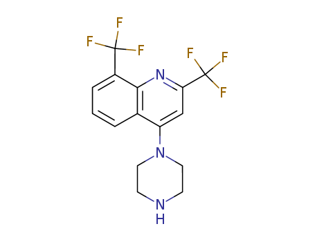 2,8-BIS(TRIFLUOROMETHYL)-4-(PIPERAZIN-1-YL)QUINOLINE