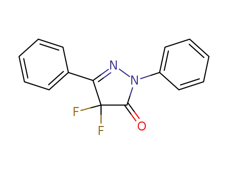 4,4-difluoro-2,5-diphenyl-2,4-dihydro-3H-pyrazol-3-one