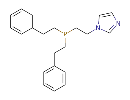 Molecular Structure of 1289679-11-3 (bis(2-phenethyl)-[2-(1H-imidazolyl)ethyl]phosphane)