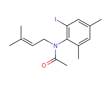 rac-N-(2-iodo-4,6-dimethylphenyl)-N-(3-methylbut-2-enyl)acetamide