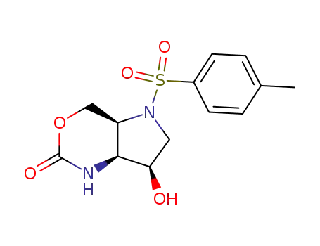 (2S,3S,4R)-4-hydroxy-2,3-(oxazin-2-one)-1-(toluene-4-sulfonyl)pyrrolidine