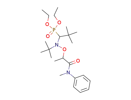 (1-{<i>tert</i>-butyl-[1-(methyl-phenyl-carbamoyl)-ethoxy]-amino}-2,2-dimethyl-propyl)-phosphonic acid diethyl ester
