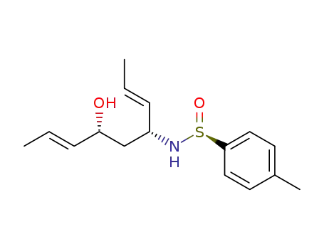 (S<sub>S</sub>,4R,6R)-(+)-N-(p-toluenesulfinyl)-6-aminonona-2,7-dien-4-ol