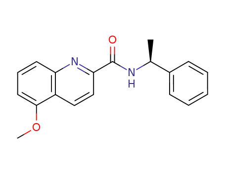 (S)-5-methoxyquinoline-2-carboxylic acid (1-phenylethyl)amide