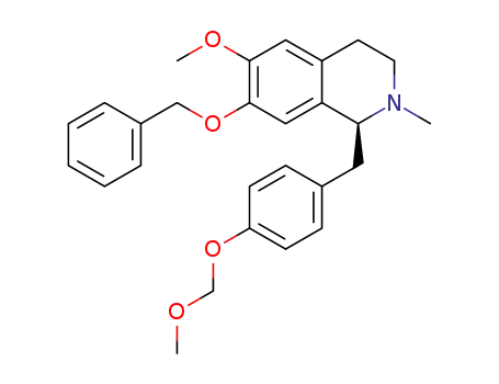 (S)-1-(4-methoxymethoxybenzyl)-2-methyl-6-methoxy-7-benzyloxy-1,2,3,4-tetrahydroisoquinoline