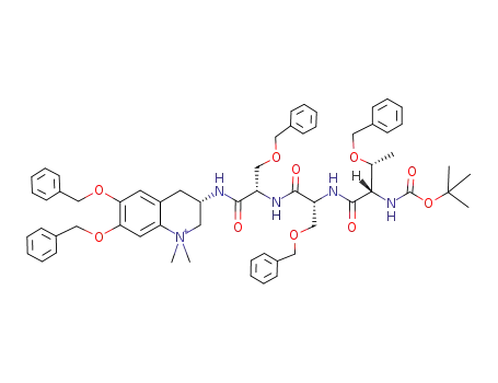 (S)-3-amino-6,7-bis(OBn)-1,1-dimethyl-1,2,3,4-tetrahydroquinolin-1-ium L-ser(OBn)-D-ser (OBn)-BocL-thr(OBn)