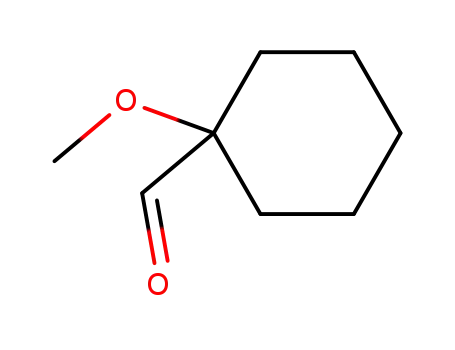 Molecular Structure of 761411-22-7 (Cyclohexanecarboxaldehyde, 1-methoxy- (9CI))