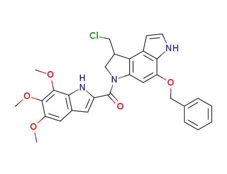 5-(benzyloxy)-1-(chloromethyl)-1,2-dihydro-3-[(5,6,7-trimethoxy-1H-indol-2-yl)carbonyl]-3H-pyrrolo[3,2-e]indole
