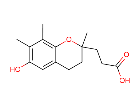 2,7,8-TRIMETHYL-2-(BETA-CARBOXY-ETHYL)-6-HYDROXYCHROMAN