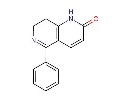 Molecular Structure of 847924-96-3 (1,6-Naphthyridin-2(1H)-one, 7,8-dihydro-5-phenyl-)