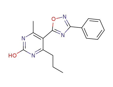 5-(4-methyl-6-propyl-2-pyrimidinol-5-yl)-3-phenyl-1,2,4-oxadiazole