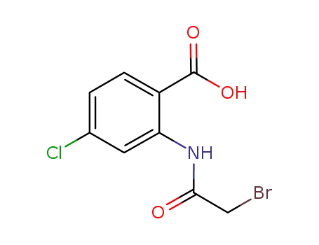 Molecular Structure of 178270-85-4 (2-(2-bromoacetamido)-4-chlorobenzoic acid)