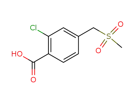 2-chloro-4-(methylsulfonylmethyl)benzoic acid