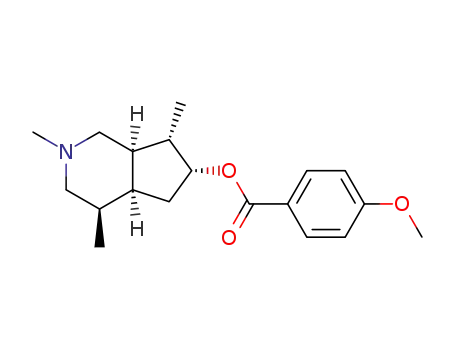 4-Methoxy-benzoic acid (4R,4aS,6R,7S,7aR)-2,4,7-trimethyl-octahydro-[2]pyrindin-6-yl ester