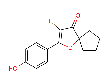3-fluoro-2-(4-hydroxyphenyl)-1-oxaspiro[4.4]non-2-en-4-one