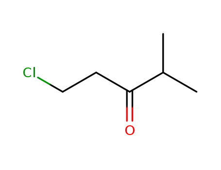 Molecular Structure of 32830-98-1 (3-Pentanone, 1-chloro-4-methyl-)