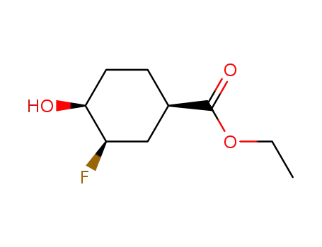 ethyl (1R*,3R*,4S*)-3-fluoro-4-hydroxycyclohexanecarboxylate